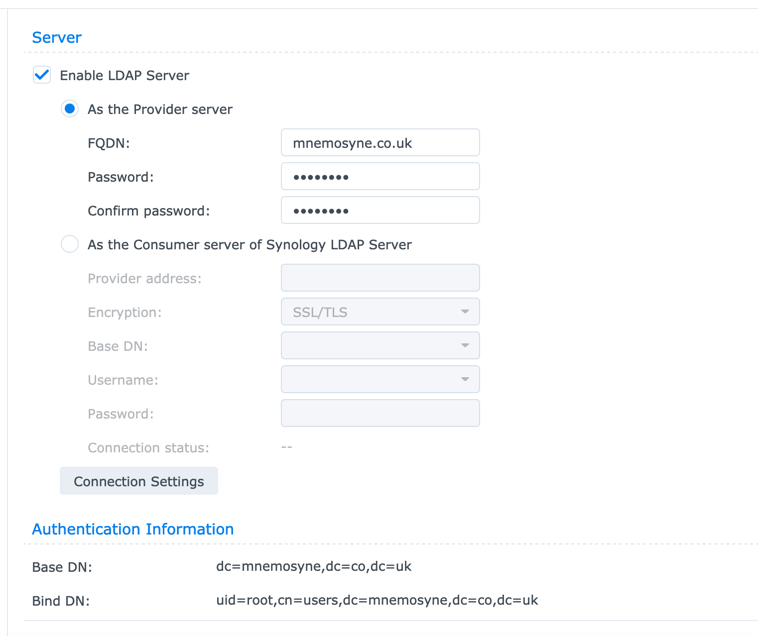 Synology LDAP